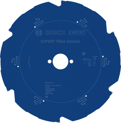 BoschEXPERT 纤维水泥圆锯片，适用于纤维水泥。